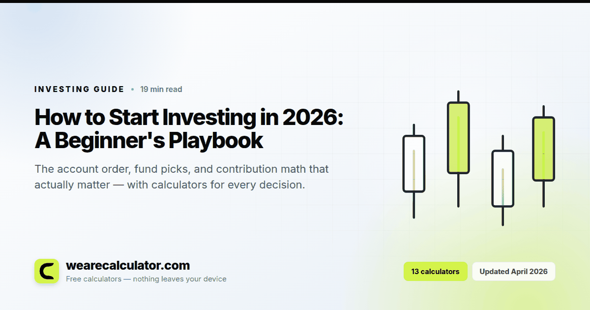 How to Start Investing in 2026: A Beginner's Playbook — Investing guide from We Are Calculator